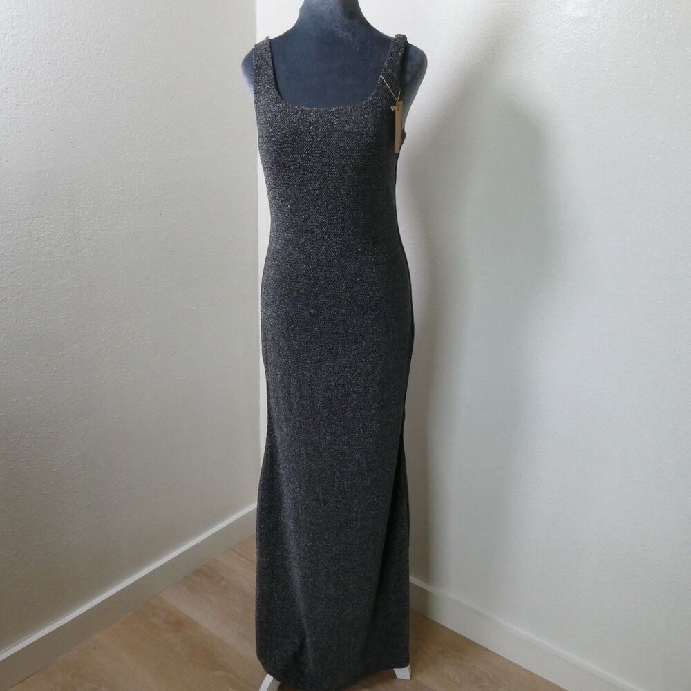 SHAPELLX size L Ruched Draped Bodycon Dress Sleeveless Cocktail Party Padded